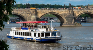 Prague centre Vltava cruise