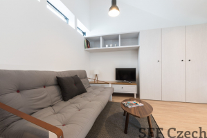 Modern furnished 1+kk flat Prague 6 Podbaba