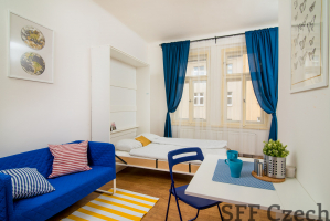 Furnished studio flat to rent Prague 4 close to metro Vyšehrad and city center 