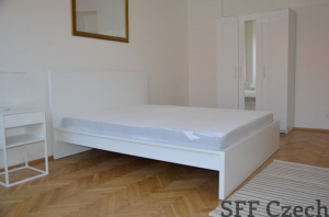 Furnished large room to rent in shared flat Prague 10 close to center 