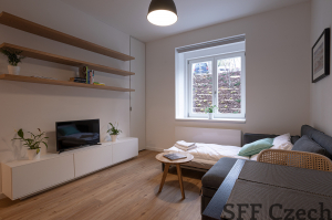 Fully furnished studio apartment to rent Prague 6 - Veleslavín