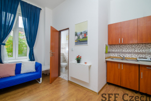 Furnished studio apartment to rent Prague 4 close to center and Pankrác