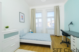 New furnished room to rent in 3 bedroom flat Prague 2 close to center
