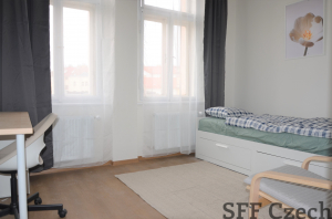 Cozy furnished room to rent in shared flat Prague 2 in vicinity of center