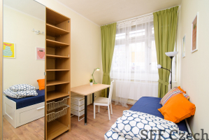 Furnished room to rent Prague 8 close to metro Florenc