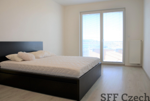 New furnished apartment 2+kk with balcony to rent in Prague 9 Hluckova Letnany 