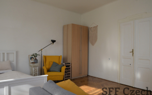 Partly furnished apartment to rent 2+1 in Prague 5 close to metro Andel and Smichovske nadrazi 