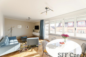 Luxury furnished 1 bedroom apartment to rent Manasova Prague 2