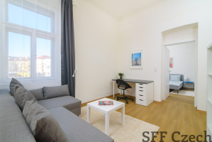 Furnished apartment 2+kk to rent, Prague 2 - Nové město in vicinity of center
